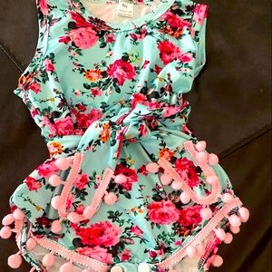 Adorable 12 month old girls romper